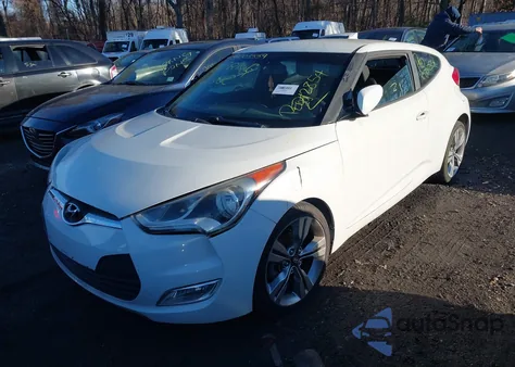 2017 Hyundai Veloster from USA, damaged, VIN KMHTC6AD8HU317081
